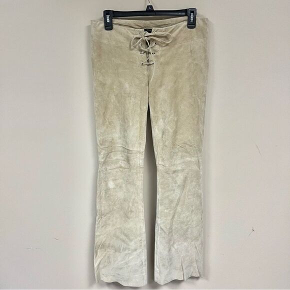 Rampage vintage suede tie front pants. Size 5/6 - Picture 1 of 7